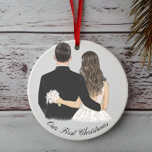 Unsere ersten Weihnachtspaare Hochzeitsschmuck