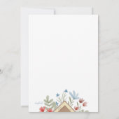 Unsere ersten Zuhause Moving Announcement Cards Ankündigung (Rückseite)