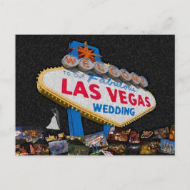 Unsere fabelhafte Las Vegas Wedding Postcard Postkarte