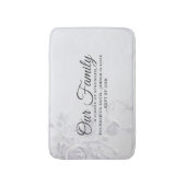 Unsere Familie Badematte (Vorderseite Vertikal)