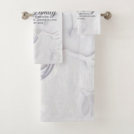 Unsere Familie Badhandtuch Set