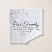 Unsere Familie Badhandtuch Set (Waschlappen)