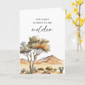 Unsere Familie bekommt Wilder, Zoologe Elternteil! Karte (Gelbe Blume)