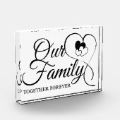 Unsere Familie Fotoblock (Links)