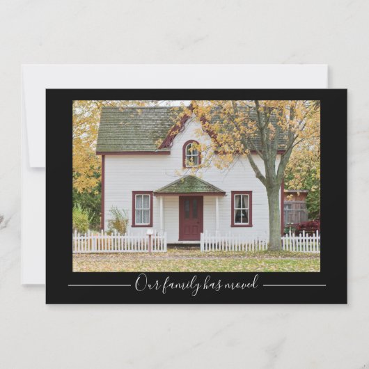 Unsere Familie hat das Foto "Custom House" Black Ankündigung (Vorderseite)