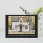 Unsere Familie hat das Foto "Custom House" Black Ankündigung (Stehend Vorderseite)