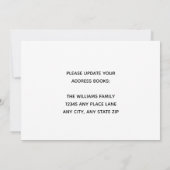 Unsere Familie hat das Foto "Custom House" Black Ankündigung (Rückseite)