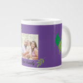 "Unsere Familie" - individuelle FotoCollage Jumbo-Tasse (Vorderseite Rechts)