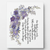 Unsere Familie ist ein Kreis Fotoplatte (Vorderseite)