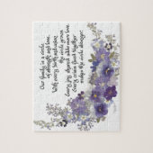 Unsere Familie ist ein Kreis Puzzle (Vertikal)