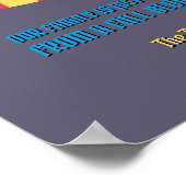 Unsere Familie ist nur ein kurzes lustiges Poster (Ecke)