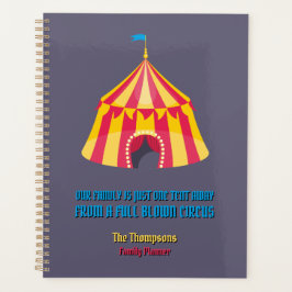 Unsere Familie ist nur ein Zelt entfernt lustig Planer