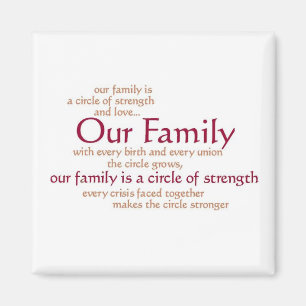 Unsere Familie Magnet