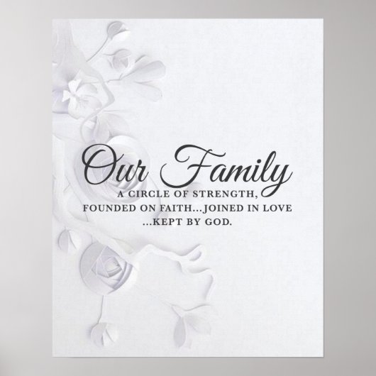 Unsere Familie Poster (Vorne)