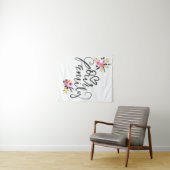 Unsere Familie Wandteppich (Beispiel (Horizontal))