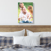 Unsere Familienschrift Personalisiert Leinwanddruck (Insitu (Schlafzimmer))