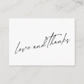 Unsere Farbpalette mit Hochzeitsfarben Vorschläge Begleitkarte (Rückseite)