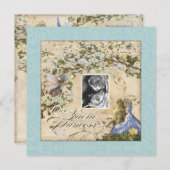 Unsere Fee Princess, Baby Girl Duwer Einladung (Vorne/Hinten)