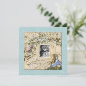 Unsere Fee Princess, Baby Girl Duwer Einladung (Stehend Vorderseite)