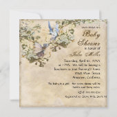 Unsere Fee Princess, Baby Girl Duwer Einladung (Rückseite)