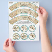 Unsere Fee Prinzessin, Mädchen Geburtstagskuppchen Flyer (Hand)