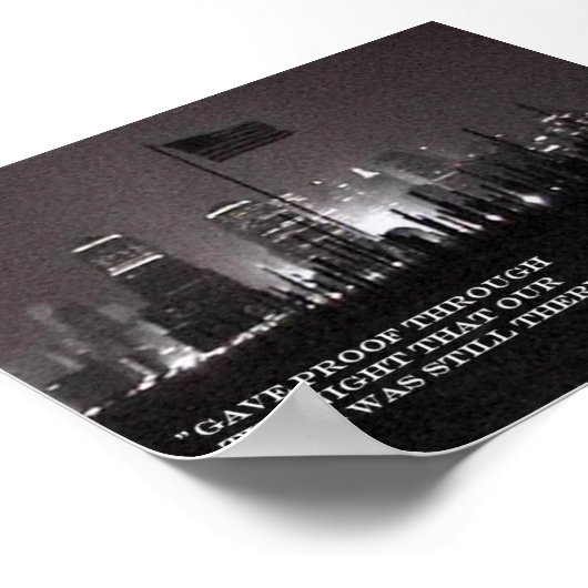 UNSERE FLAG WAR NOCH DA POSTER (Ecke)