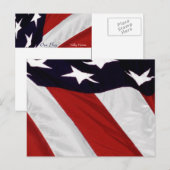 Unsere Flagge Postkarte (Vorne/Hinten)