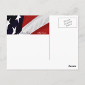 Unsere Flagge Postkarte (Rückseite)