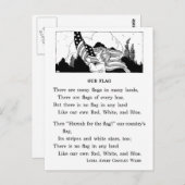 Unsere Flagge Postkarte (Vorne/Hinten)