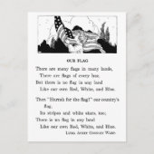 Unsere Flagge Postkarte (Vorderseite)