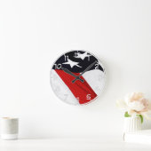 Unsere Flagge Runde Wanduhr (Zuhause)