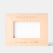 Unsere Flitterwochen | Urlaub oder Ausflug Geätzte Rahmen (Vorderseite)