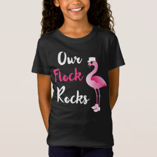 Unsere Flock Rocks Adorable Flamingo Schifffahrt T-Shirt