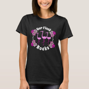 Unsere Flock Rocks Flamingo Girls Tour Matching Va T-Shirt