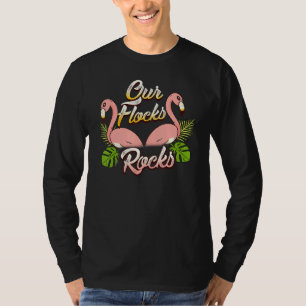 Unsere Flock Rocks Flamingos Sommer Girls Flamingo T-Shirt