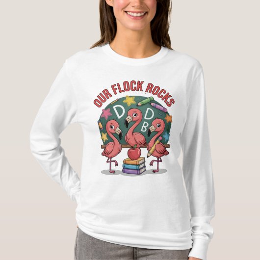 Unsere Flock Rocks T-Shirt (Vorderseite)