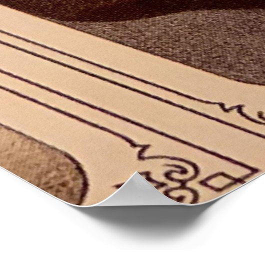 Unsere Frau der Heiligen Höhle Poster (Ecke)