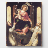 Unsere Frau des Rosenkranzes entstand in Pompeji Fotoplatte (Vorderseite)