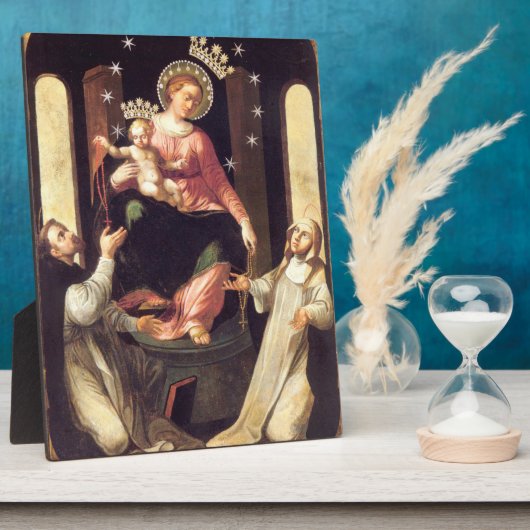 Unsere Frau des Rosenkranzes entstand in Pompeji Fotoplatte (Seite)