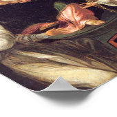 Unsere Frau des Rosenkranzes entstand in Pompeji Poster (Ecke)