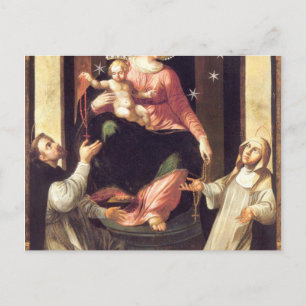 Unsere Frau des Rosenkranzes entstand in Pompeji Postkarte