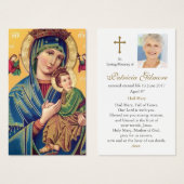 Unsere Frau, die ständig Hilfe verliert Gebet Symp (Vorne & Hinten)