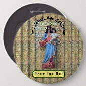 Unsere Frau Mary, Hilfe von Christen Button (Vorne & Hinten)