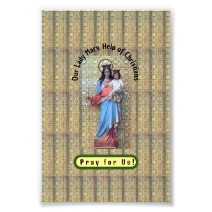 Unsere Frau Mary, Hilfe von Christen Fotodruck