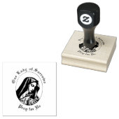 Unsere Frau Mater Dolorosa Gummistempel (Stempel)