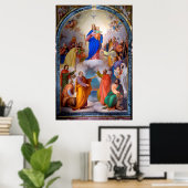 Unsere Frau und die Heiligen Poster (Heimbüro)