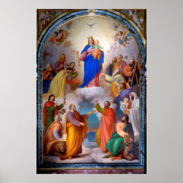 Unsere Frau und die Heiligen Poster