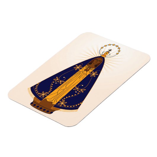 Unsere Frau von Aparecida Magnet (Linke Seite)