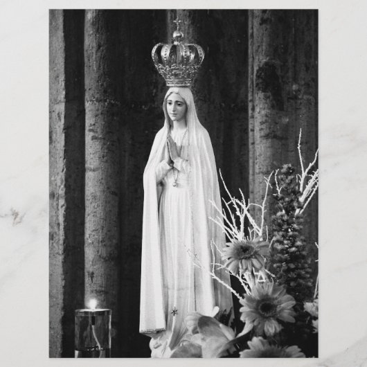 Unsere Frau von Fatima Flyer (Vorne)