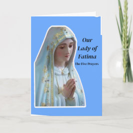 Unsere Frau von Fatima Karte